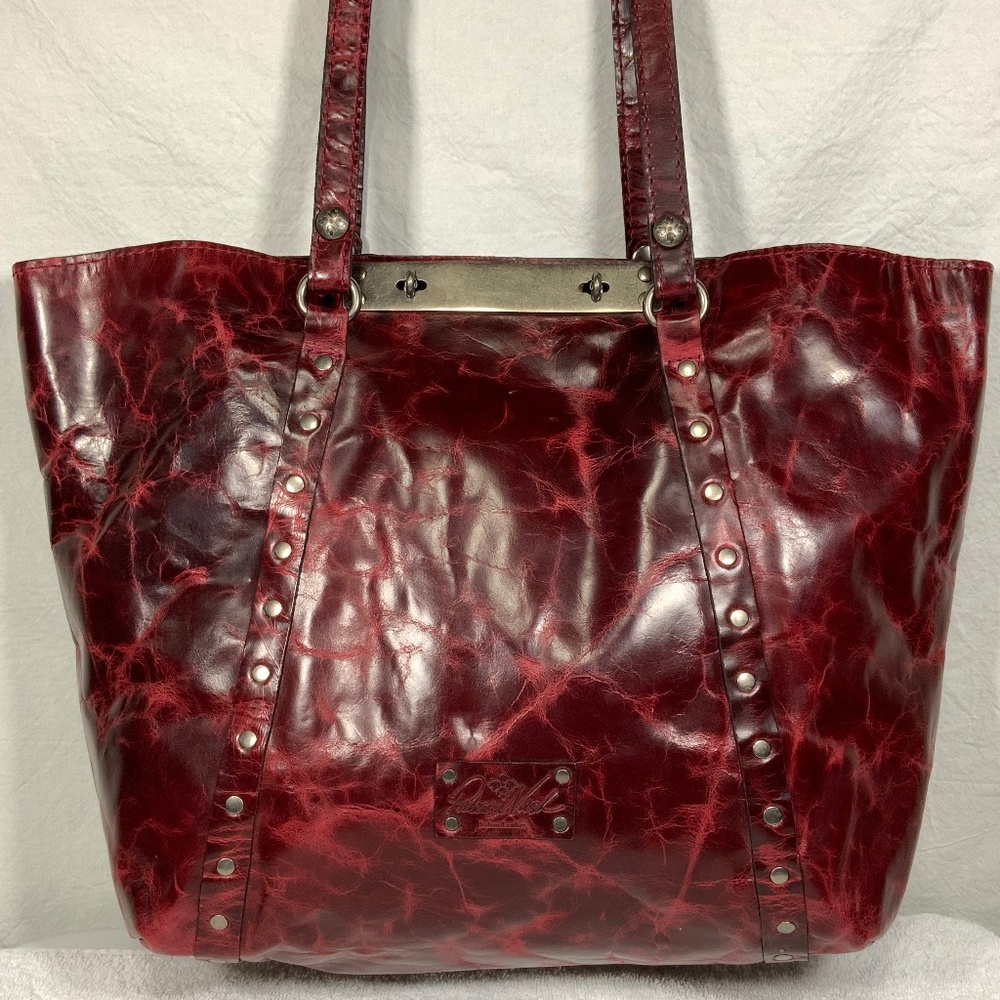 NWOT - Patricia Nash Benvenuto Berry Red Tote